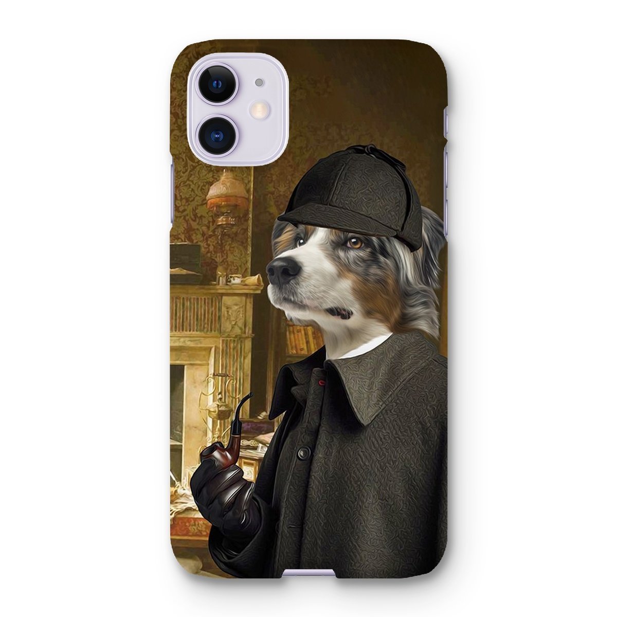 Pet Portraits | Sherlock Holmes: Custom Pet Phone Case | Paw & Glory
