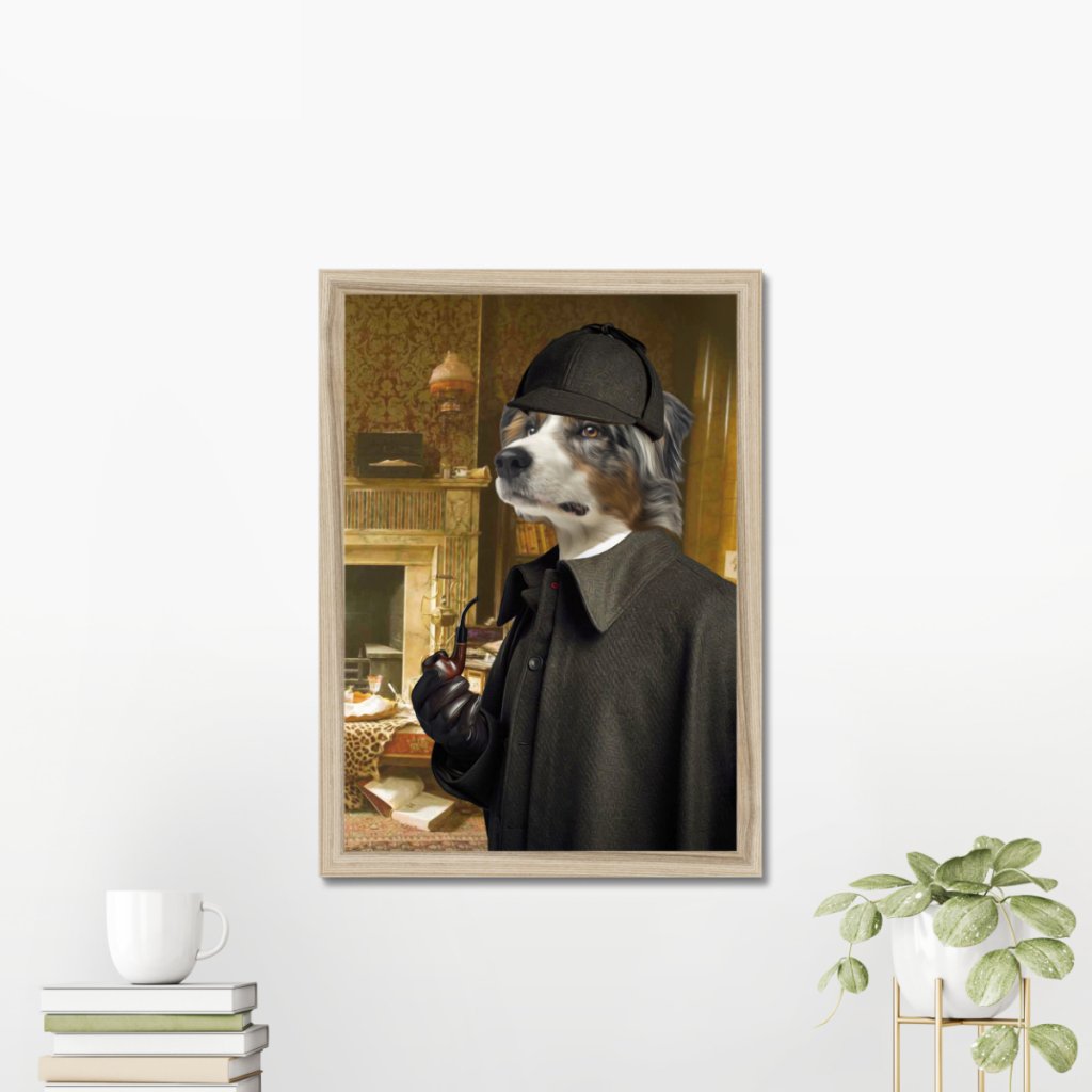 Pet Portraits | Sherlock Holmes: Custom Pet Portrait | Paw & Glory