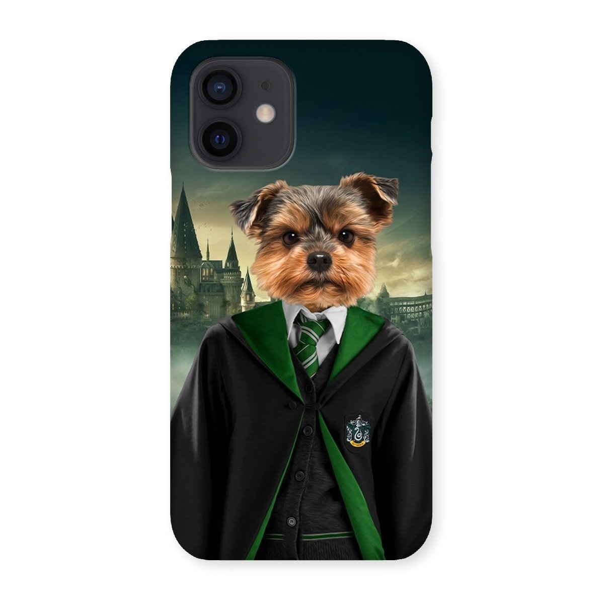 Pet Portraits | Slytherin (Harry Potter Inspired): Custom Pet Phone Case | Paw & Glory