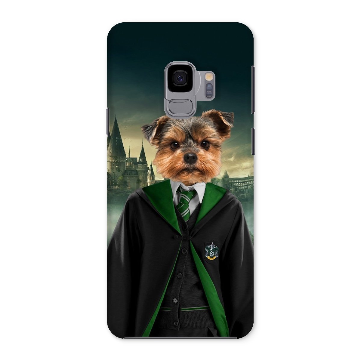 Pet Portraits | Slytherin (Harry Potter Inspired): Custom Pet Phone Case | Paw & Glory