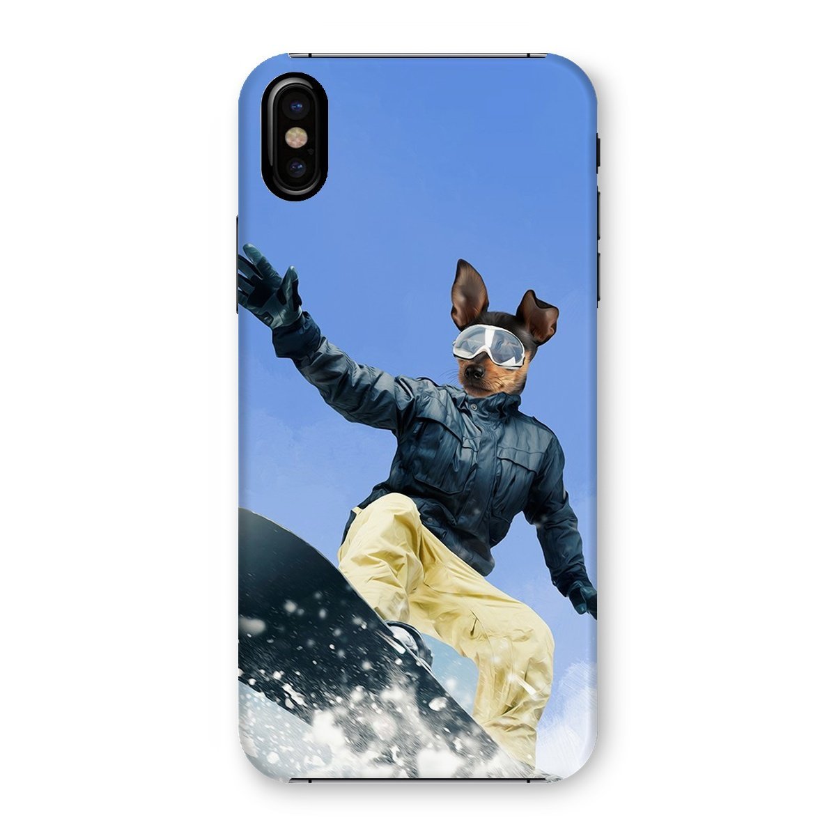 Pet Portraits | Snow Pro: Custom Pet Phone Case | Paw & Glory