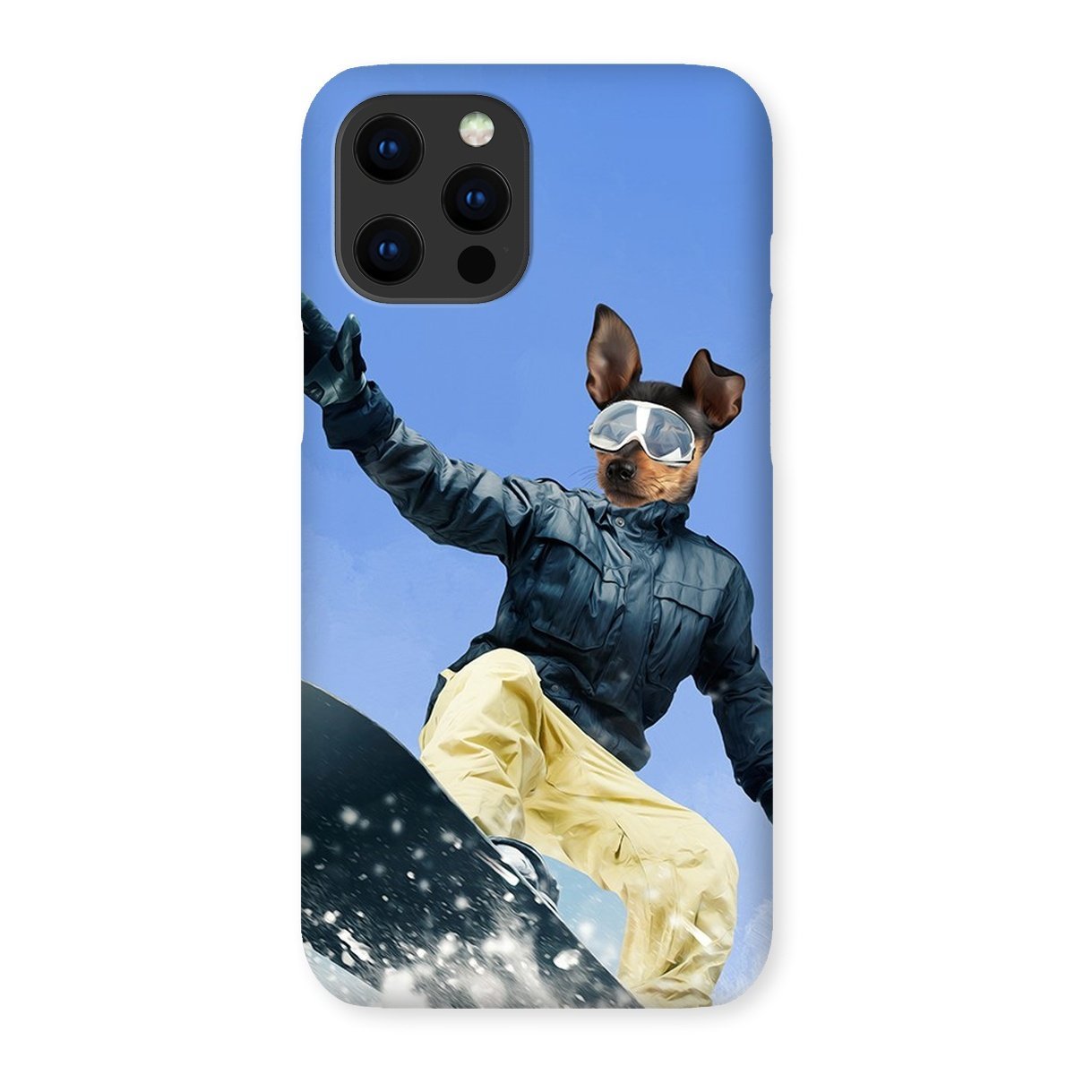 Pet Portraits | Snow Pro: Custom Pet Phone Case | Paw & Glory