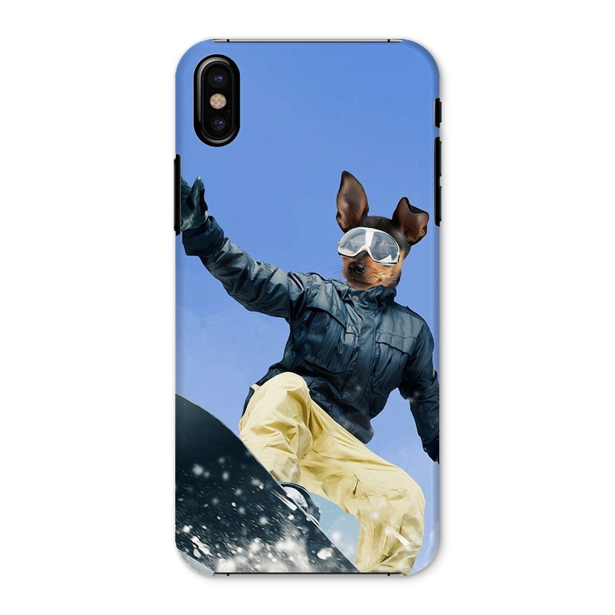 Pet Portraits | Snow Pro: Custom Pet Phone Case | Paw & Glory