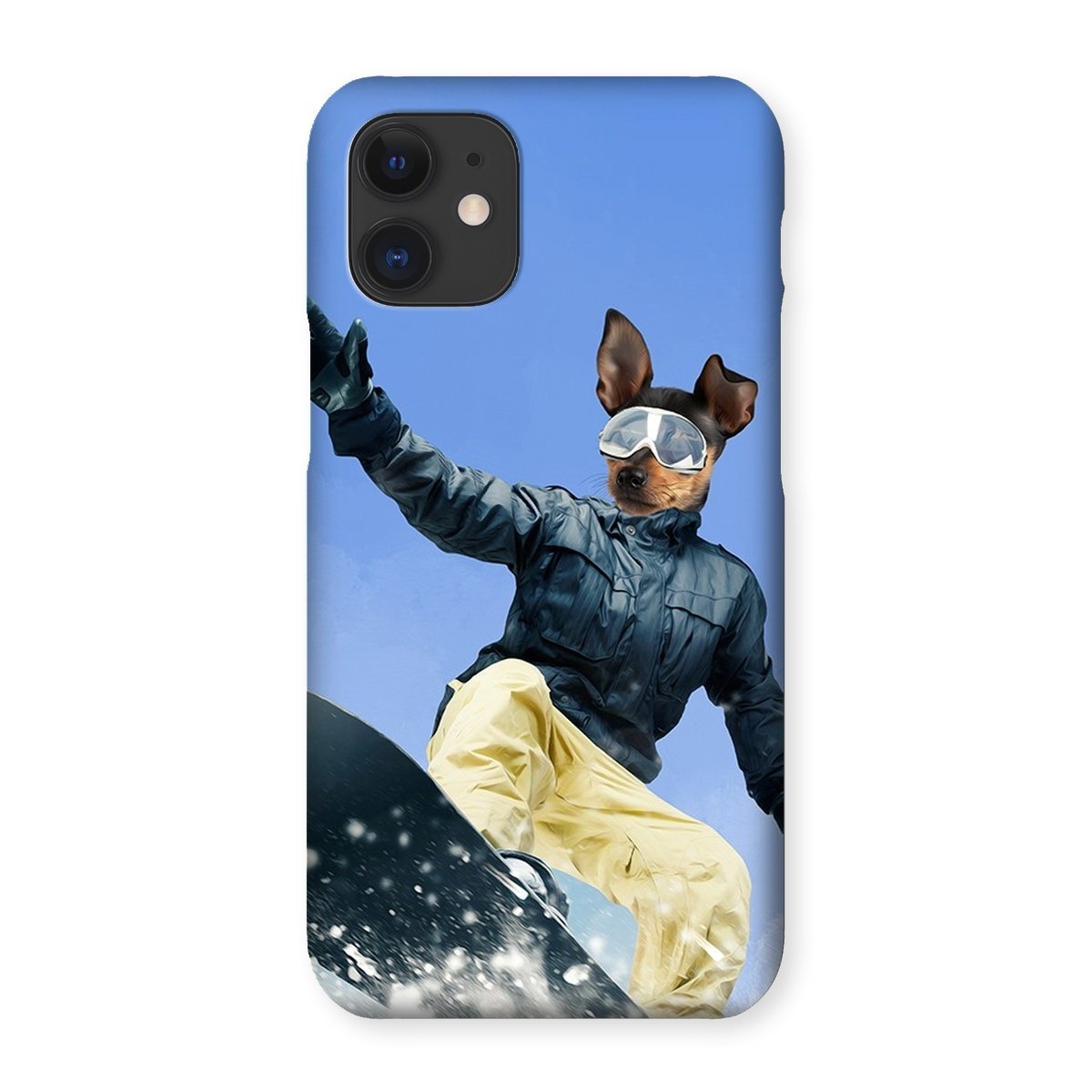 Pet Portraits | Snow Pro: Custom Pet Phone Case | Paw & Glory