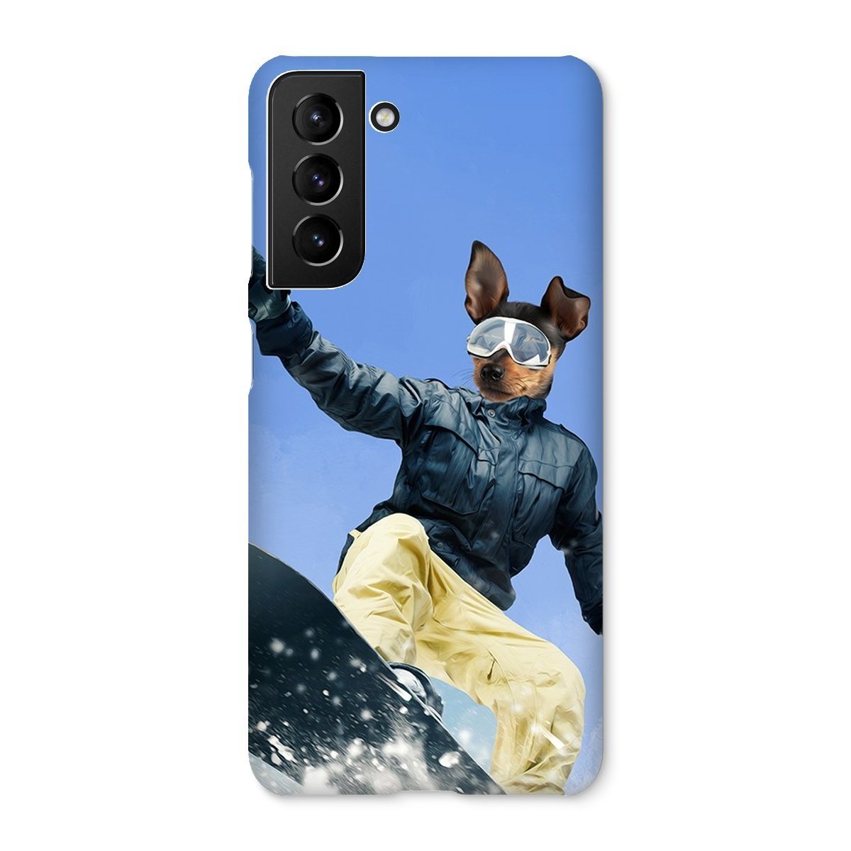 Pet Portraits | Snow Pro: Custom Pet Phone Case | Paw & Glory