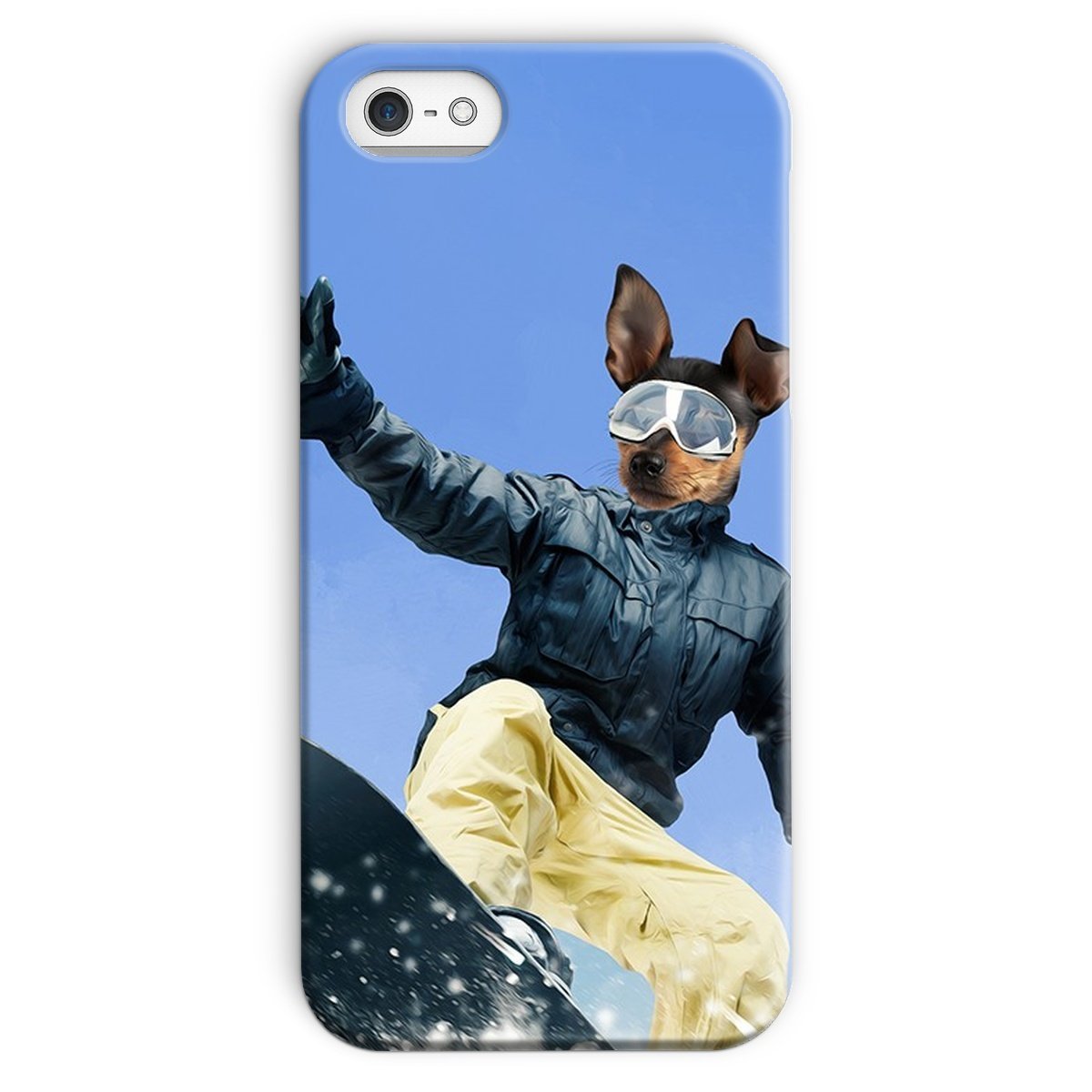 Pet Portraits | Snow Pro: Custom Pet Phone Case | Paw & Glory