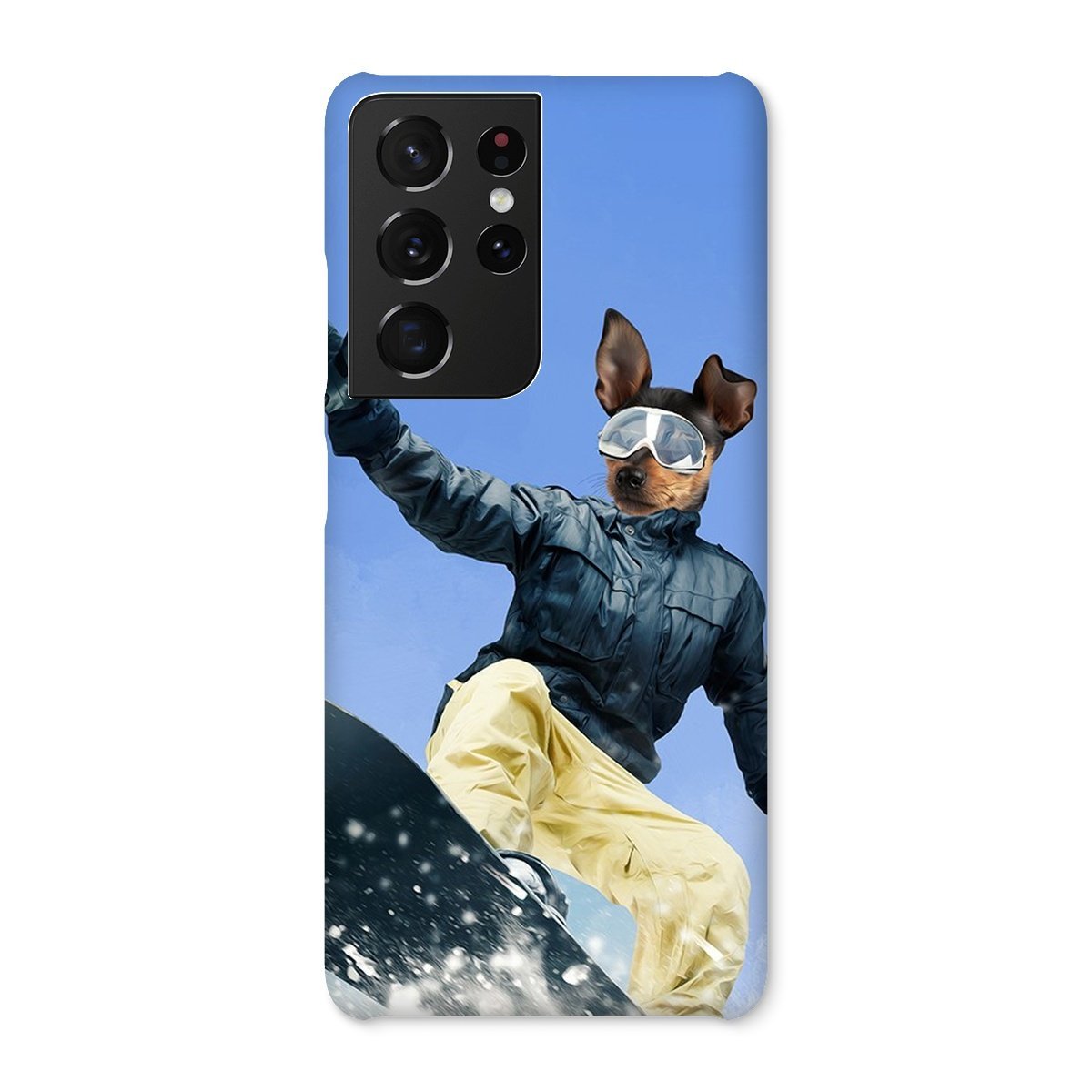 Pet Portraits | Snow Pro: Custom Pet Phone Case | Paw & Glory