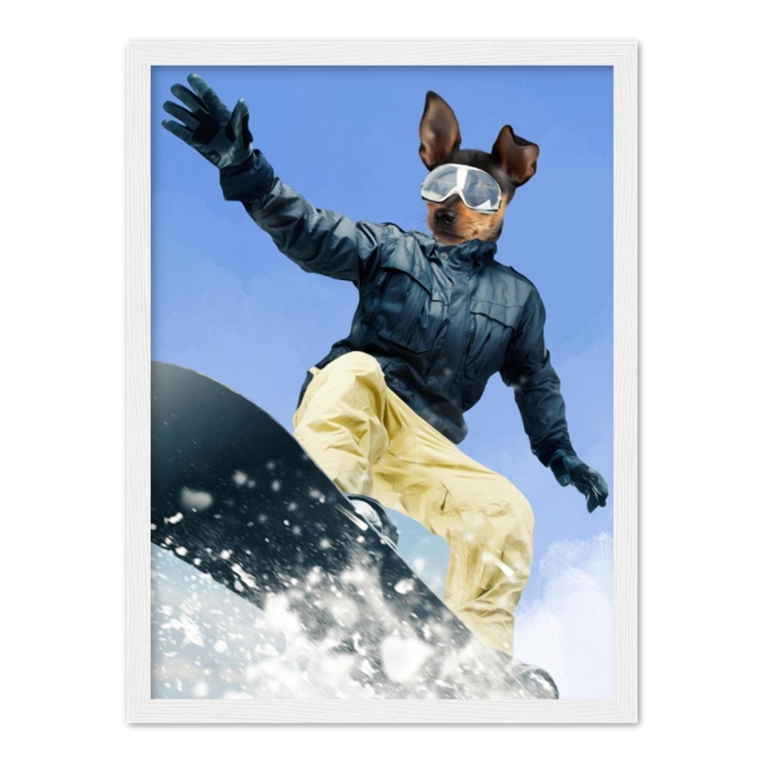 Pet Portraits | Snow Pro: Custom Pet Portrait | Paw & Glory