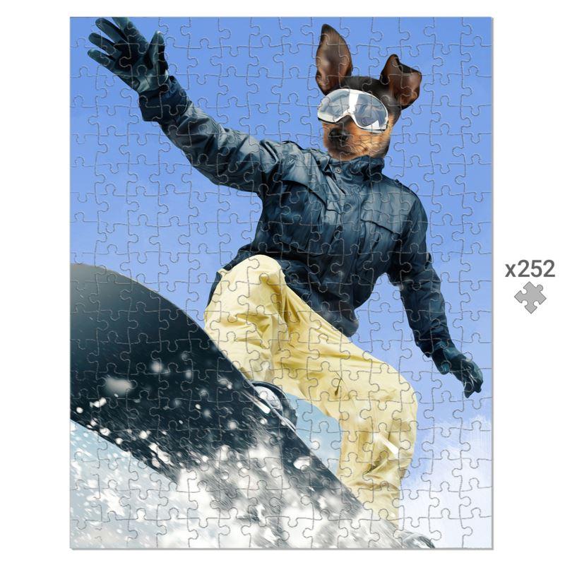 Pet Portraits | Snow Pro: Custom Pet Puzzle | Paw & Glory