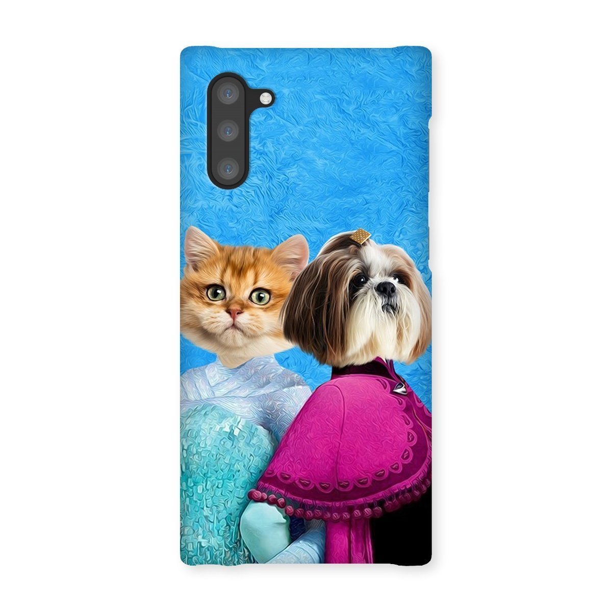 Pet Portraits | Snow Sisters (Frozen Inspired): Custom Pet Phone Case | Paw & Glory