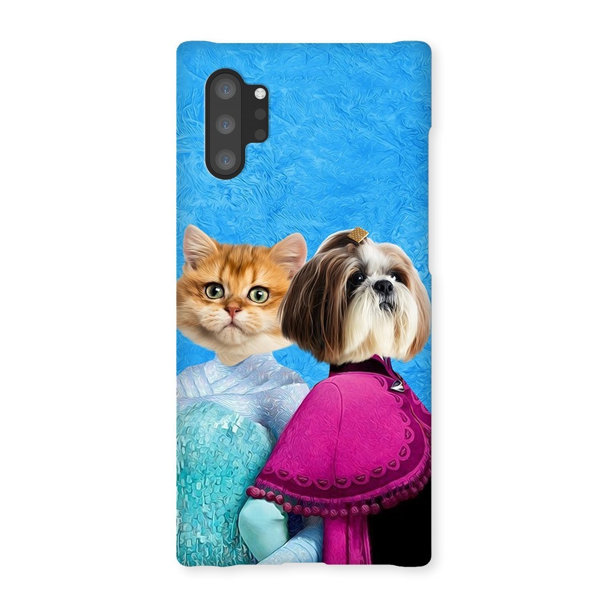 Pet Portraits | Snow Sisters (Frozen Inspired): Custom Pet Phone Case | Paw & Glory