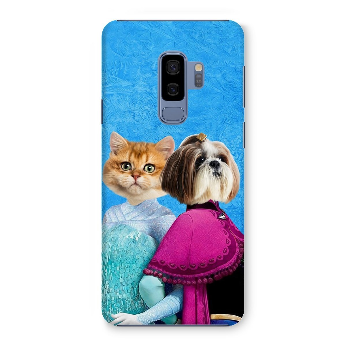 Pet Portraits | Snow Sisters (Frozen Inspired): Custom Pet Phone Case | Paw & Glory