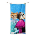 Snow Sisters (Frozen Inspired): Custom Pet Towel