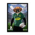 South Africa Rugby Team: Custom Pet Portrait
