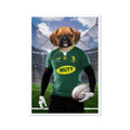 South Africa Rugby Team: Custom Pet Poster