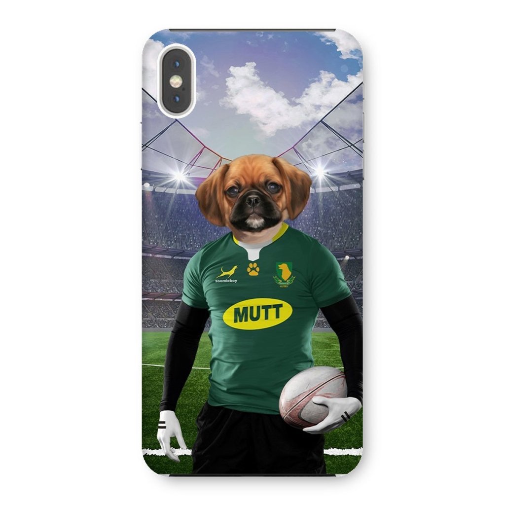 Pet Portraits | South Africa Rugby Team: Custom Pet Snap Phone Case | Paw & Glory