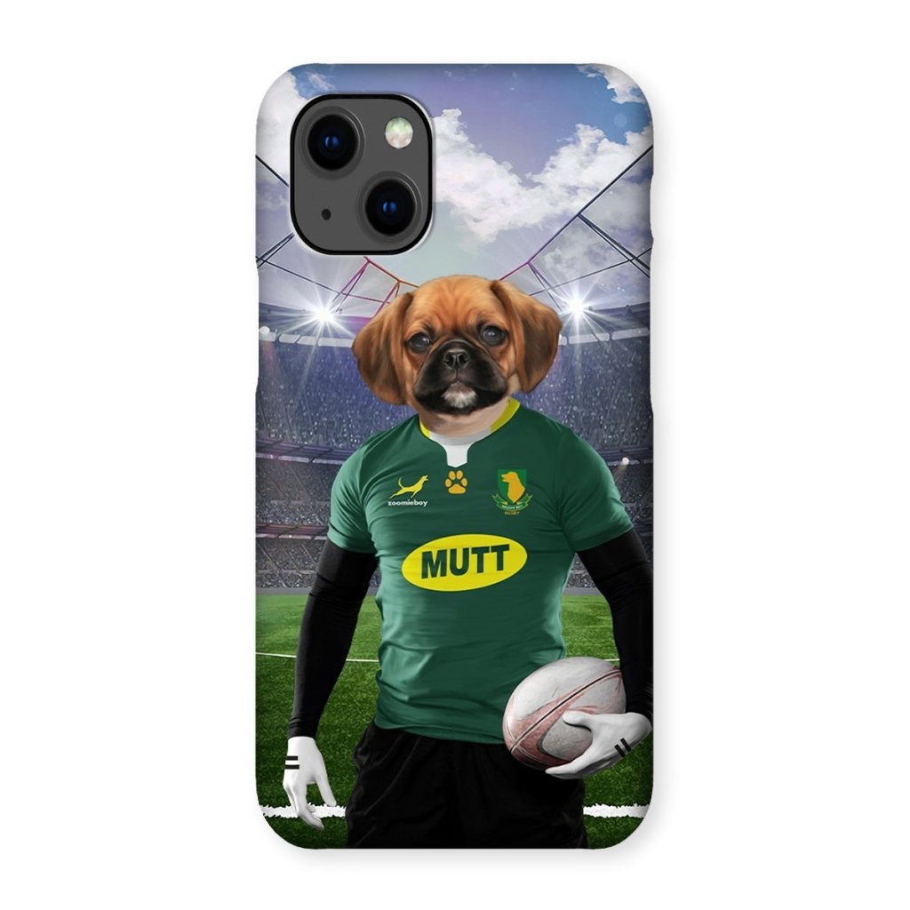 Pet Portraits | South Africa Rugby Team: Custom Pet Snap Phone Case | Paw & Glory