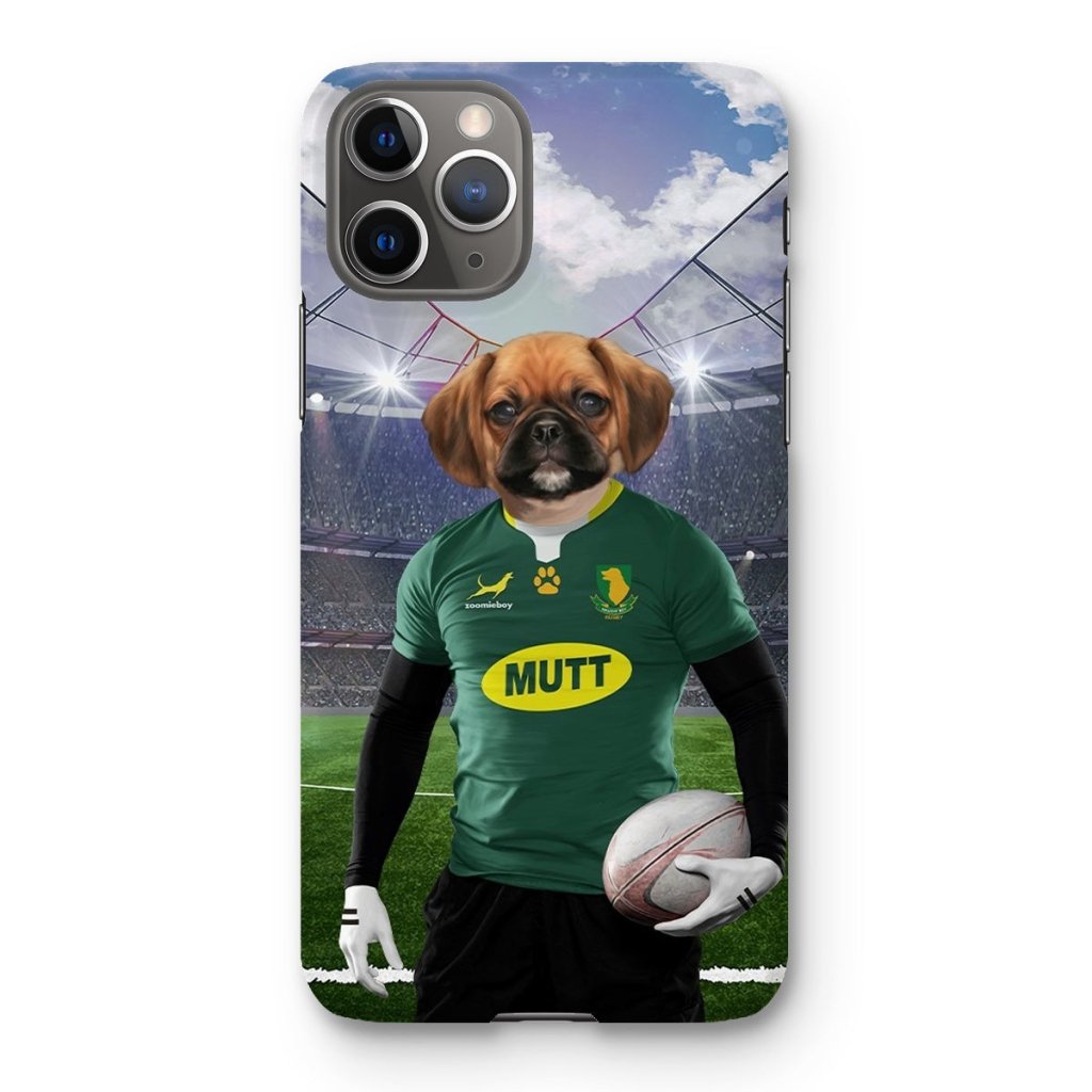 Pet Portraits | South Africa Rugby Team: Custom Pet Snap Phone Case | Paw & Glory