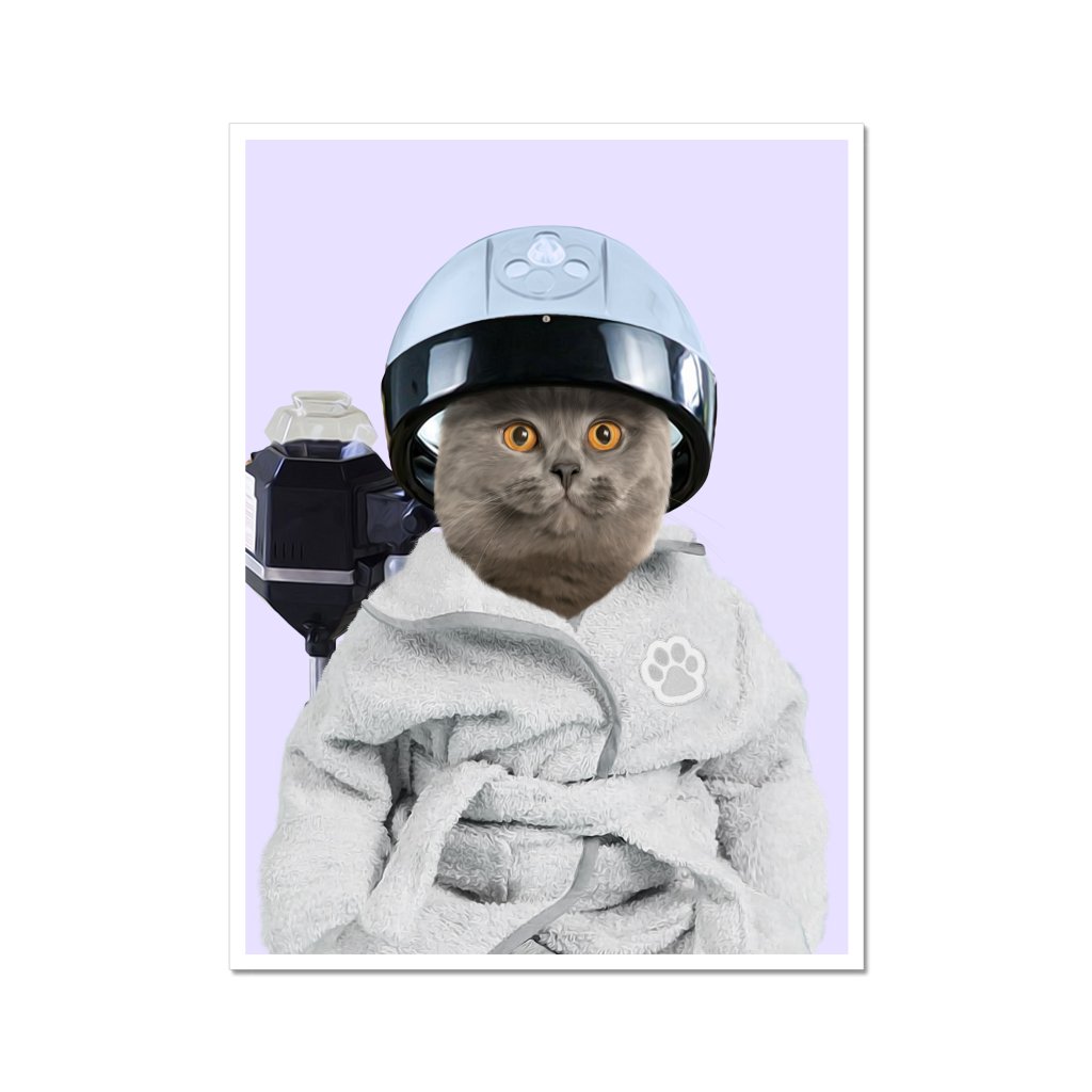 Pet Portraits | Spa Day: Custom Pet Poster | Paw & Glory