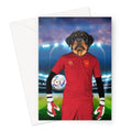 Spain Football Team (FIFA 2022): Custom Pet Greeting Card