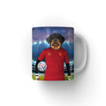 Spain Football Team (FIFA 2022): Custom Pet Mug