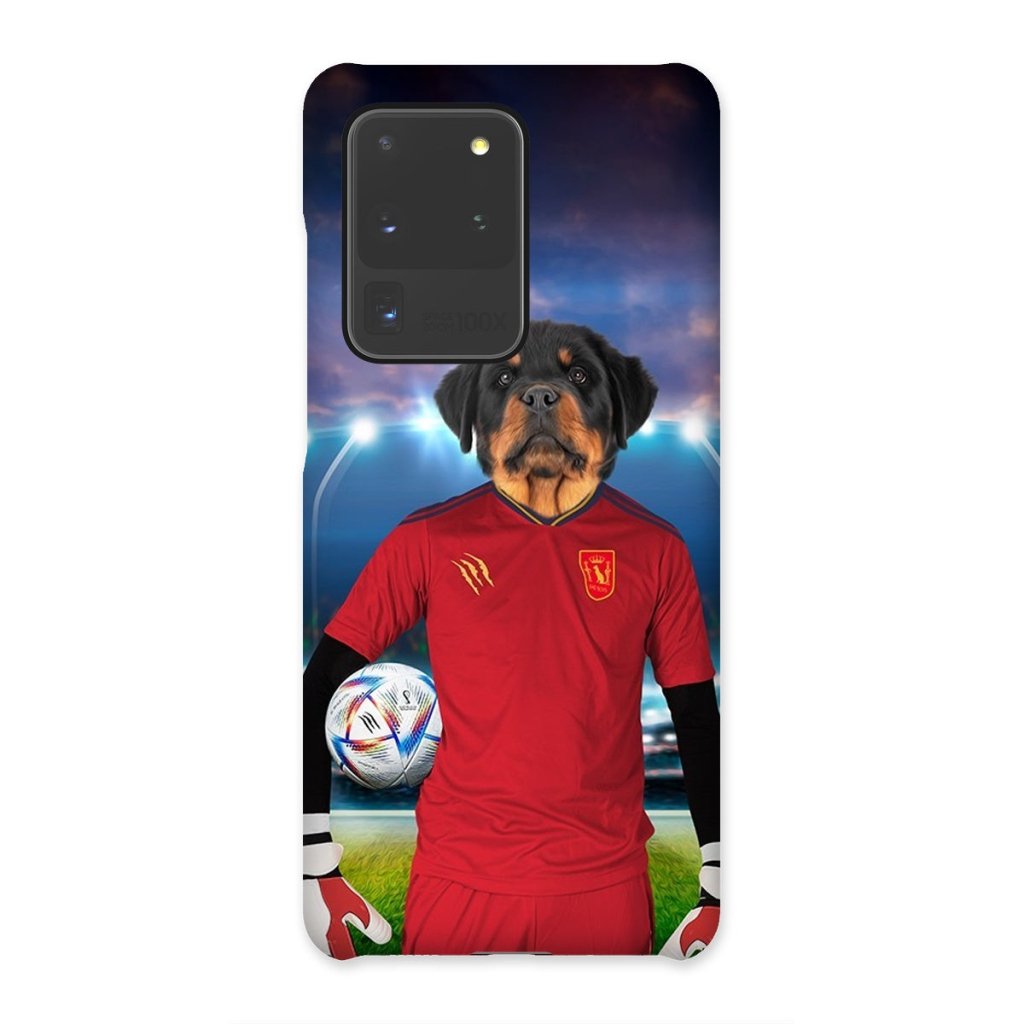 Spain Football Team (FIFA 2022): Custom Pet Phone Case - Paw & Glory - Dog Portraits - Pet Portraits