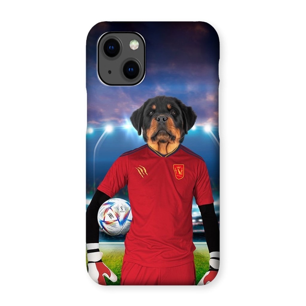 Pet Portraits | Spain Football Team (FIFA 2022): Custom Pet Phone Case | Paw & Glory