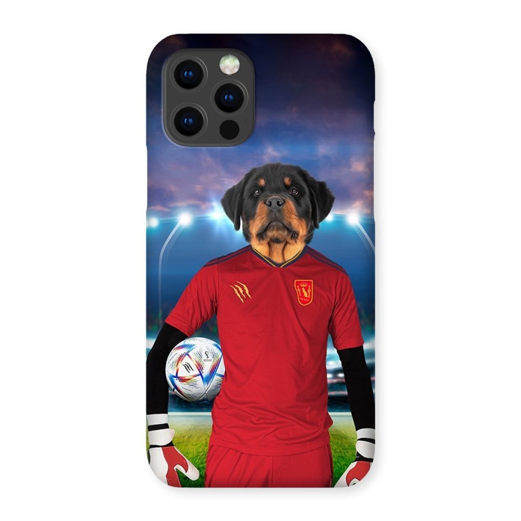 Pet Portraits | Spain Football Team (FIFA 2022): Custom Pet Phone Case | Paw & Glory