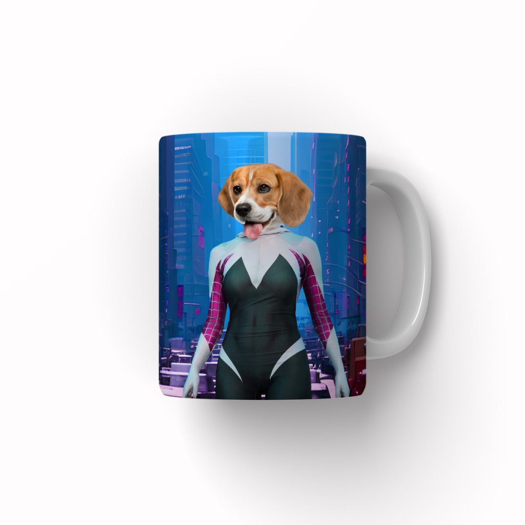 Pet Portraits | Spider Girl: Custom Pet Coffee Mug | Paw & Glory