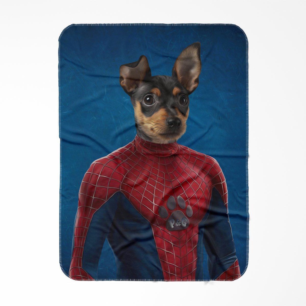 Pet Portraits | SpiderPaw: Custom Pet Blanket | Paw & Glory