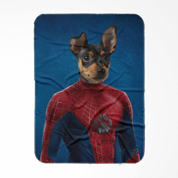 Web-Slinging Hero Custom Pet Blanket | Pet Lover Gift | Paw & Glory