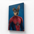 Web-Slinging Hero: Custom Pet Canvas