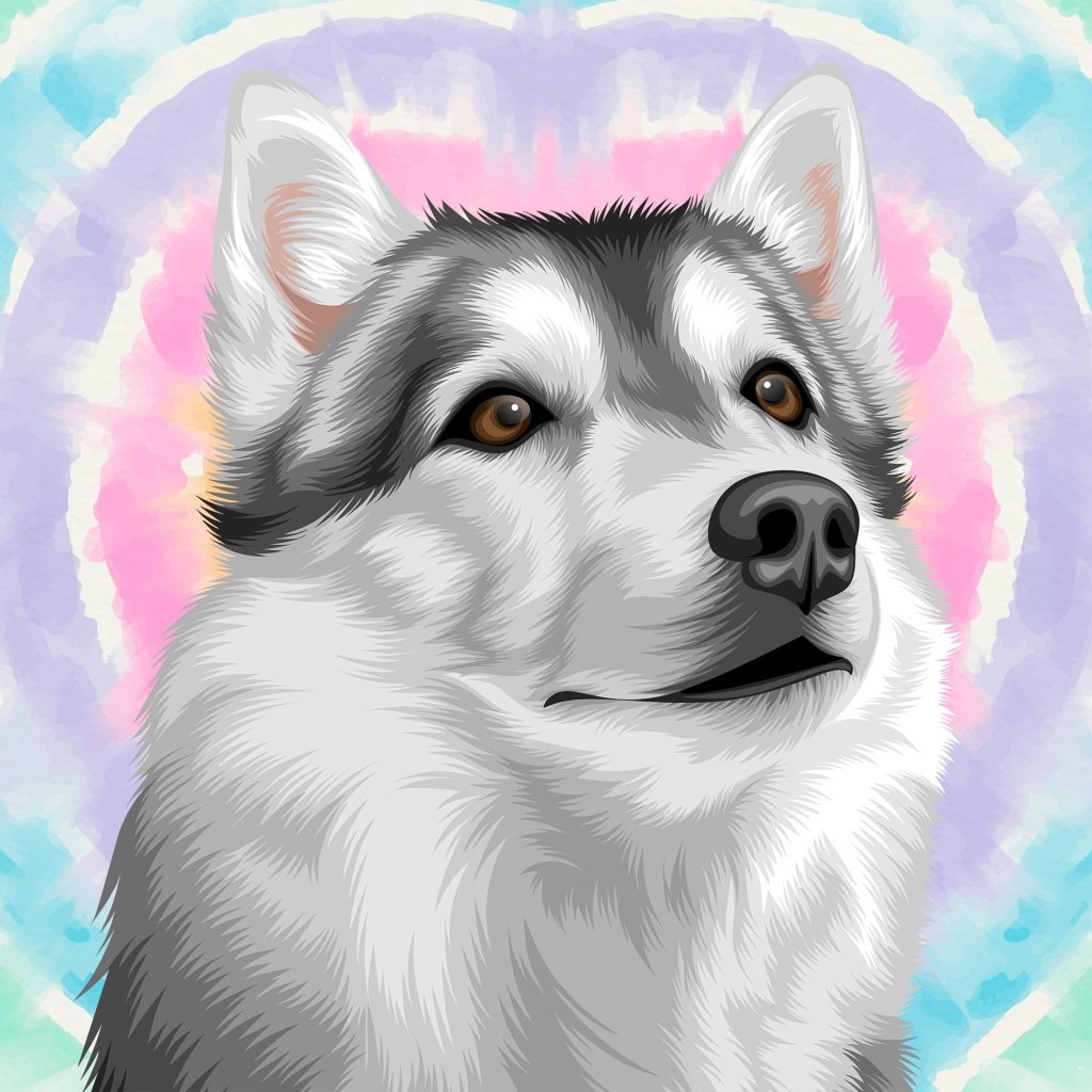 Standard Gift Set (Art Style) - Paw & Glory - Dog Portraits - Pet Portraits