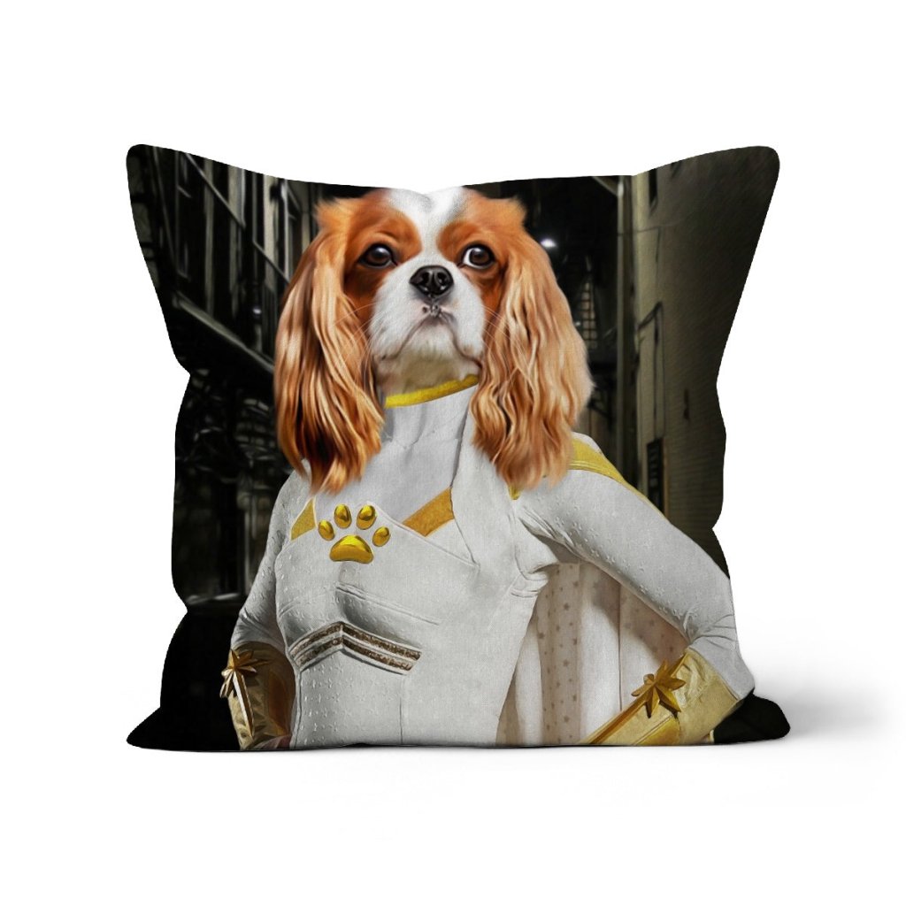 Pet Portraits | Starlight (The Boys Inspired): Custom Pet Pillow | Paw & Glory