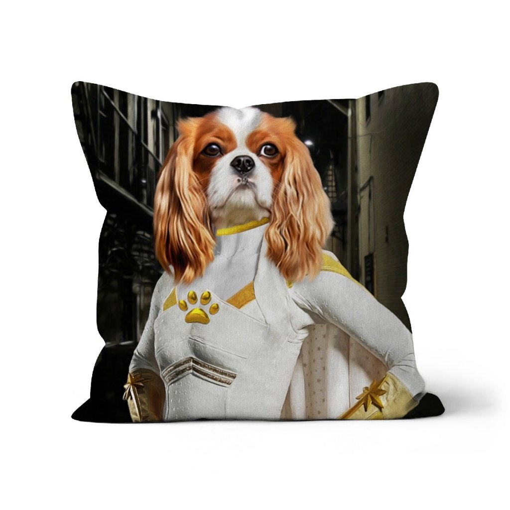 Pet Portraits | Starlight (The Boys Inspired): Custom Pet Pillow | Paw & Glory