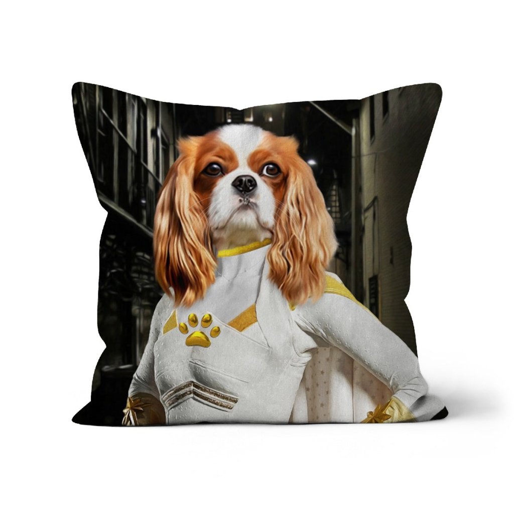 Pet Portraits | Starlight (The Boys Inspired): Custom Pet Pillow | Paw & Glory