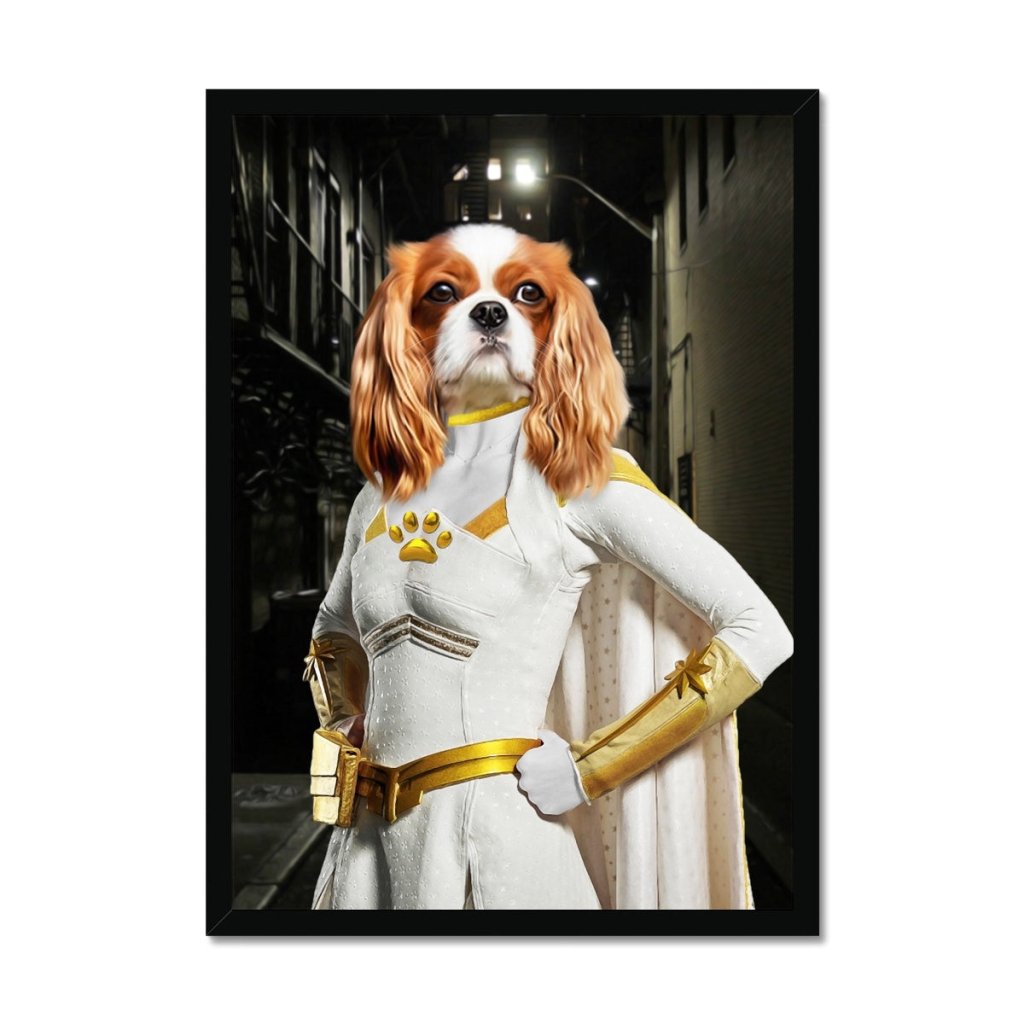 Light Superhero Custom Pet Portrait | Paw & Glory