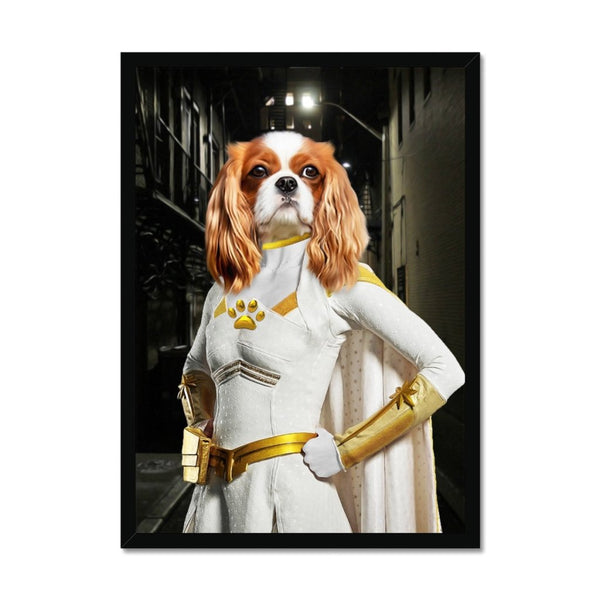 Light Superhero Custom Pet Portrait | Paw & Glory