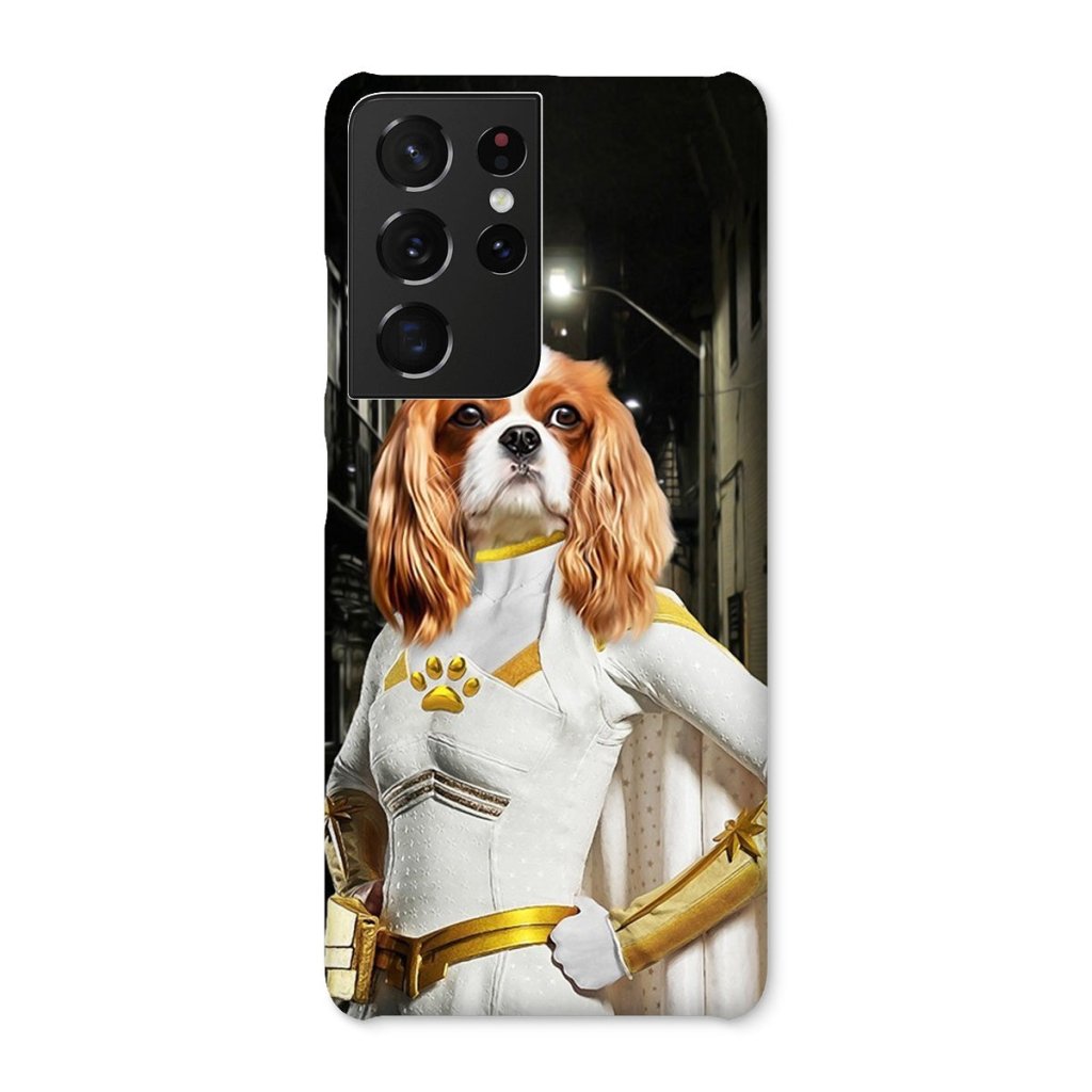Light Superhero Custom Pet Snap Phone Case | Custom Pet Artwork | Paw & Glory