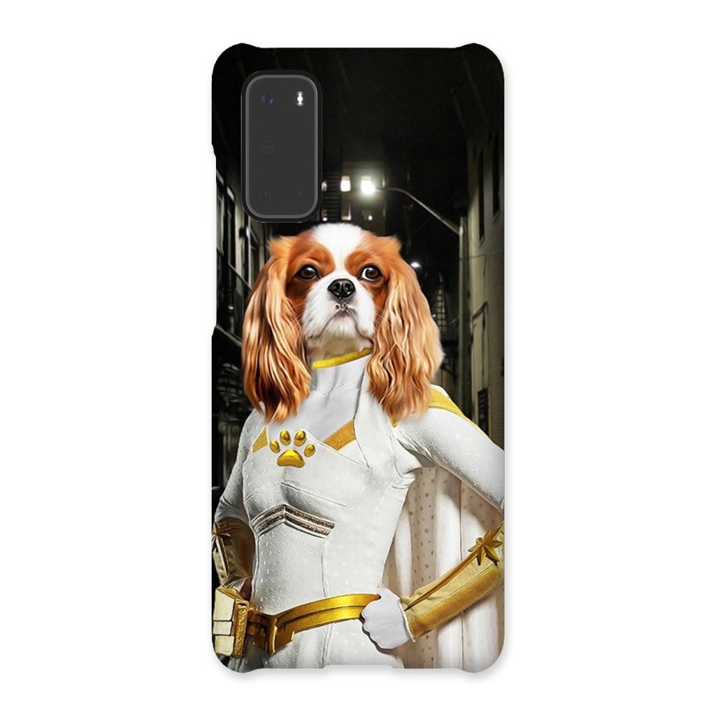 Light Superhero Custom Pet Snap Phone Case | Custom Pet Artwork | Paw & Glory