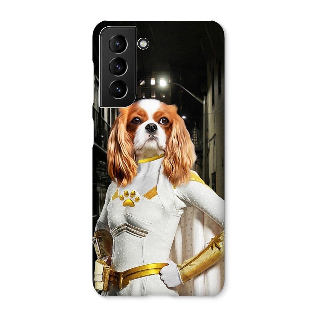 Light Superhero Custom Pet Snap Phone Case | Custom Pet Artwork | Paw & Glory