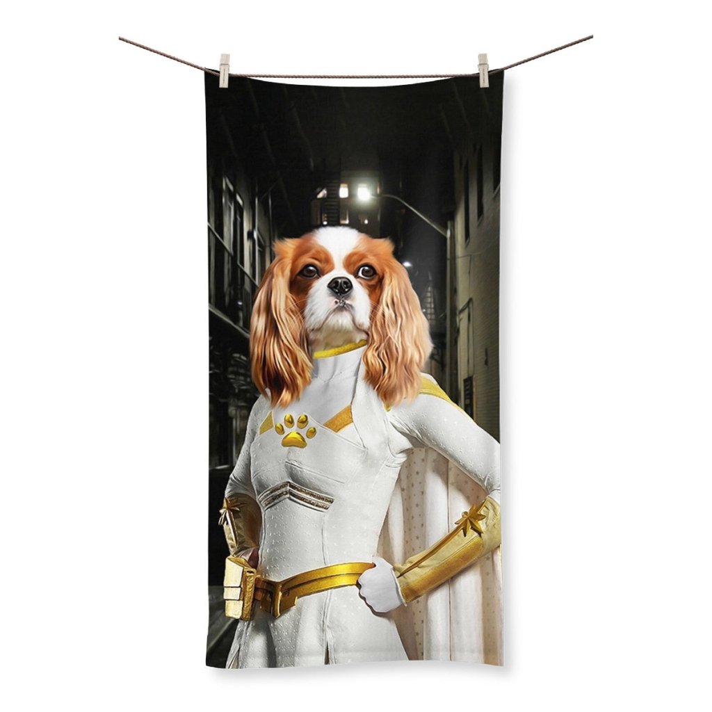 Starlight (The Boys Inspired): Custom Pet Towel - Paw & Glory - Dog Portraits - Pet Portraits