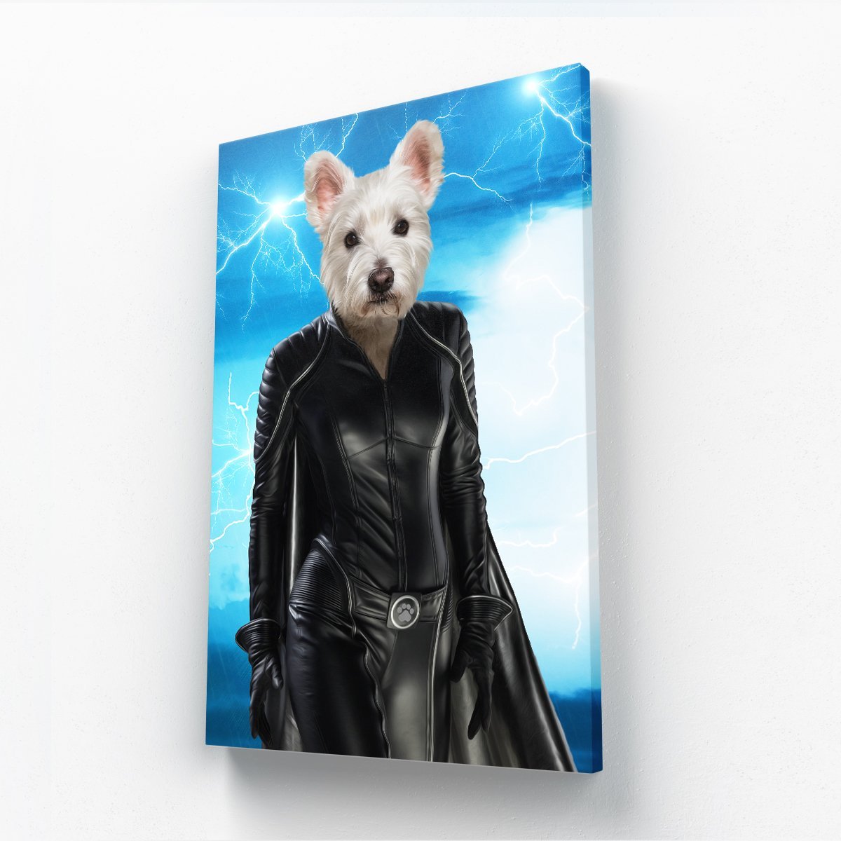 Pet Portraits | Storm (Marvel Inspired): Custom Pet Canvas | Paw & Glory