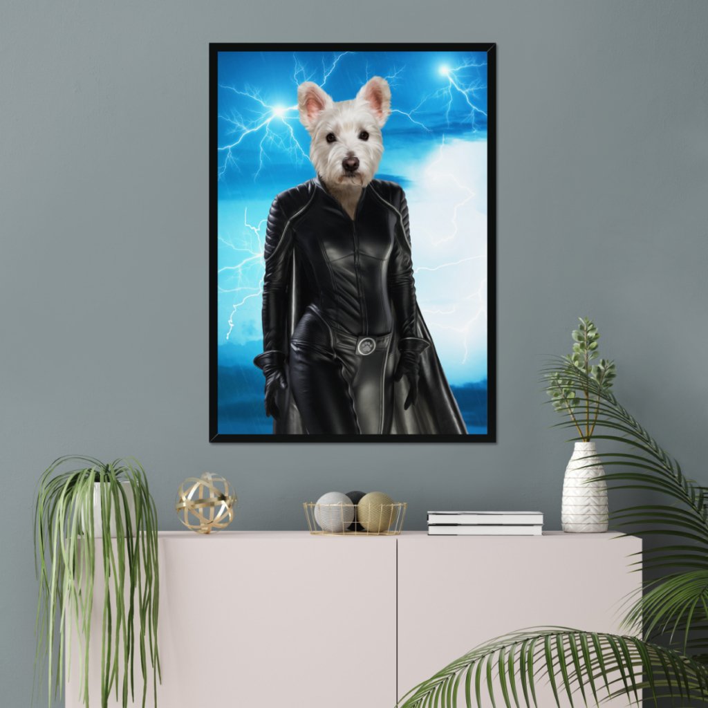 Pet Portraits | Storm (Marvel Inspired): Custom Pet Portrait | Paw & Glory