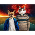 Retro 80s Sci-Fi: Custom Digital Download Pet Portrait