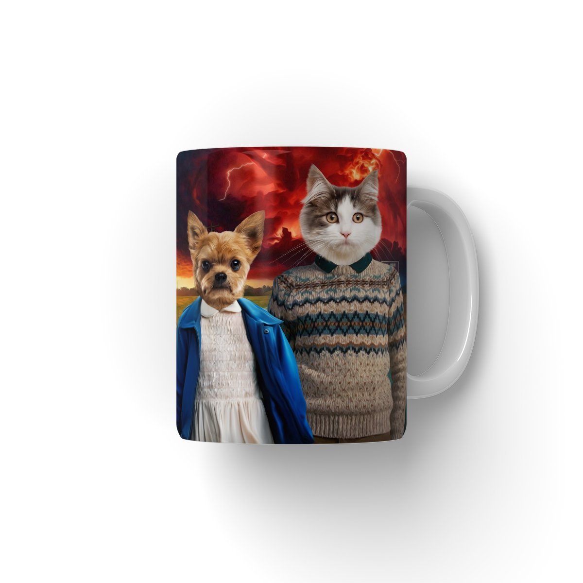 Pet Portraits | Stranger Things: Custom Pet Coffee Mug | Paw & Glory