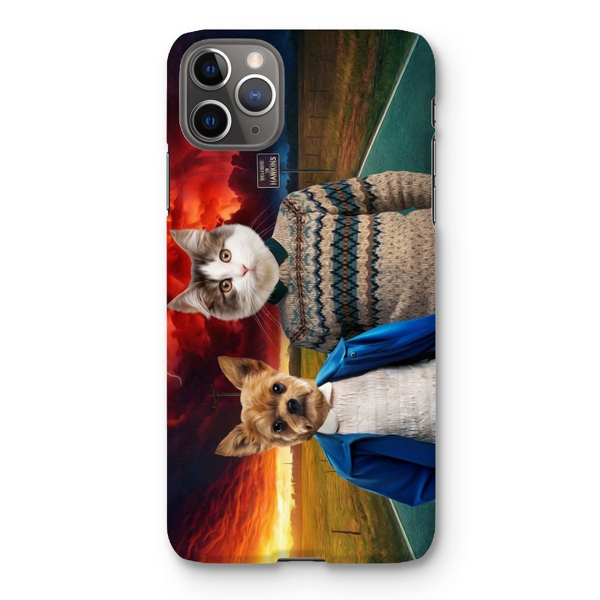 Stranger Things: Custom Pet Phone Case - Paw & Glory - Dog Portraits - Pet Portraits