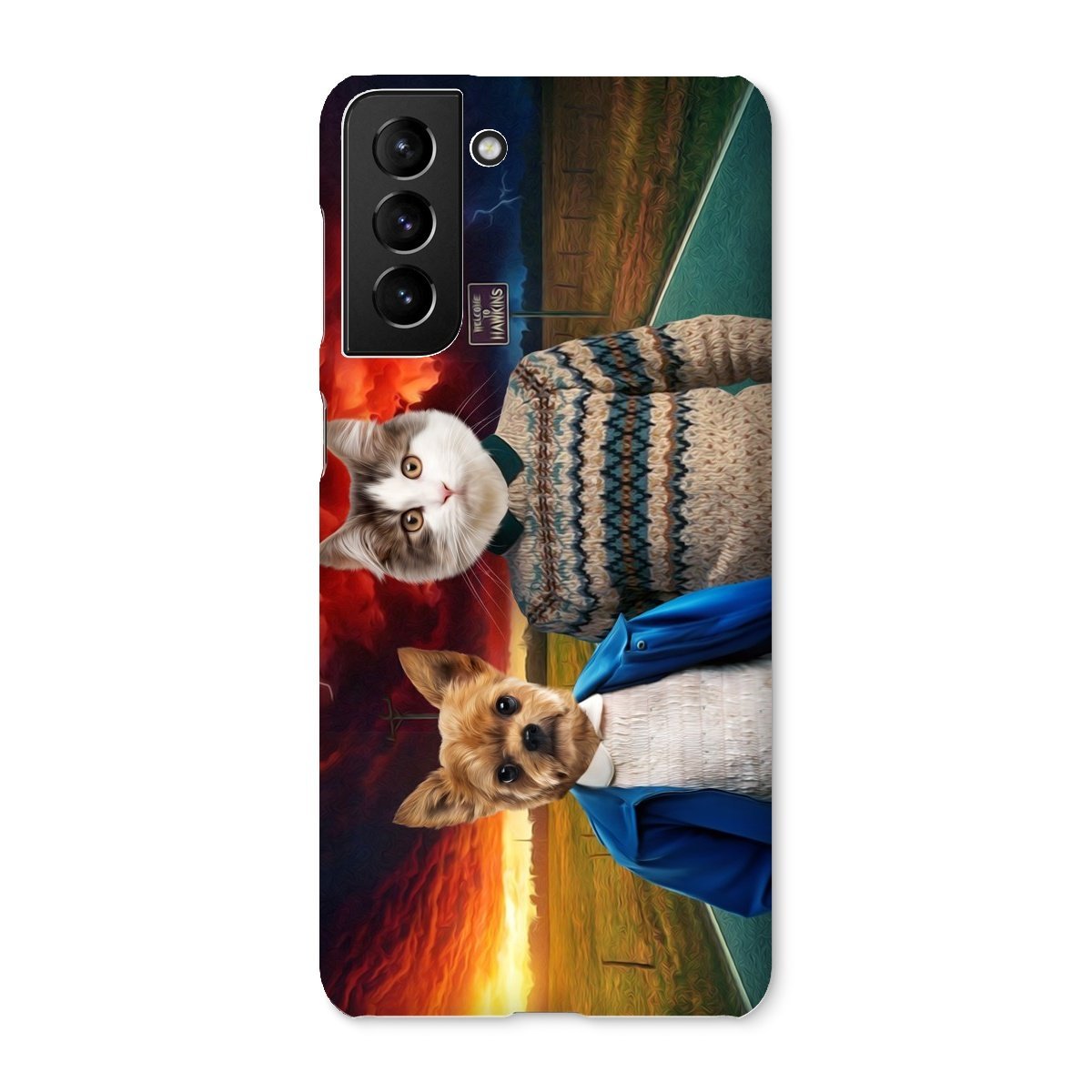 Stranger Things: Custom Pet Phone Case - Paw & Glory - Dog Portraits - Pet Portraits