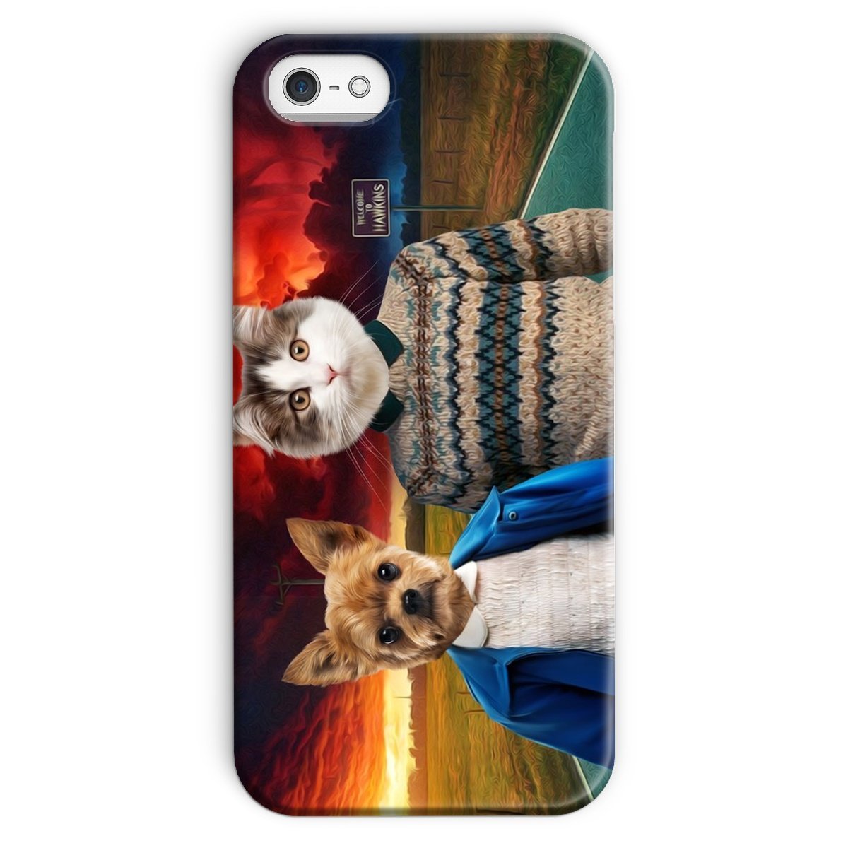 Stranger Things: Custom Pet Phone Case - Paw & Glory - Dog Portraits - Pet Portraits