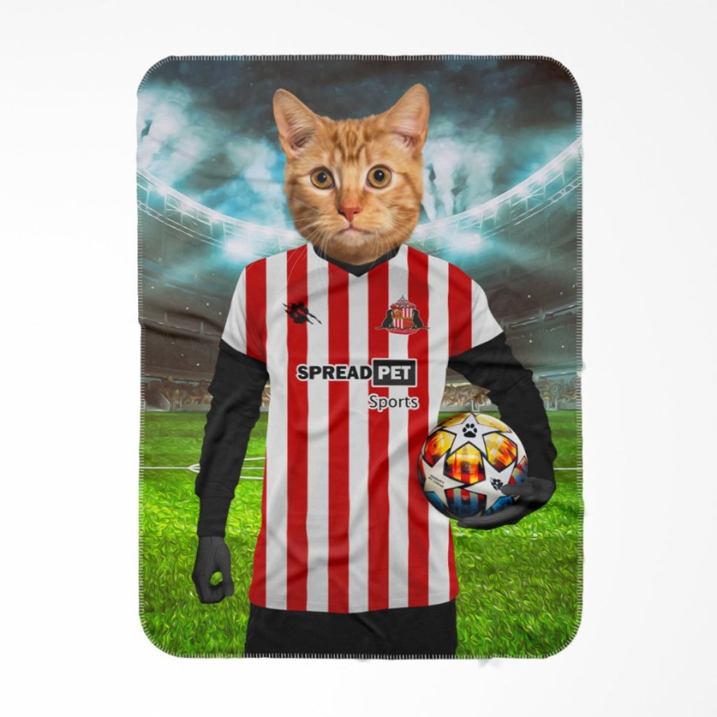 Sunderland Football Club: Custom Pet Blanket - Paw & Glory - Dog Portraits - Pet Portraits